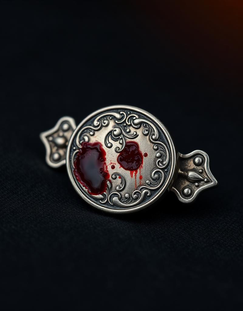 Bloodied Cuff Link