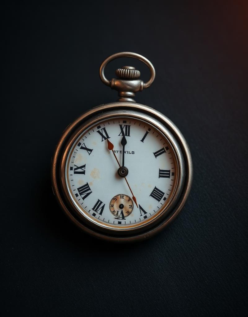 Pocket Watch, Stopped 3:14