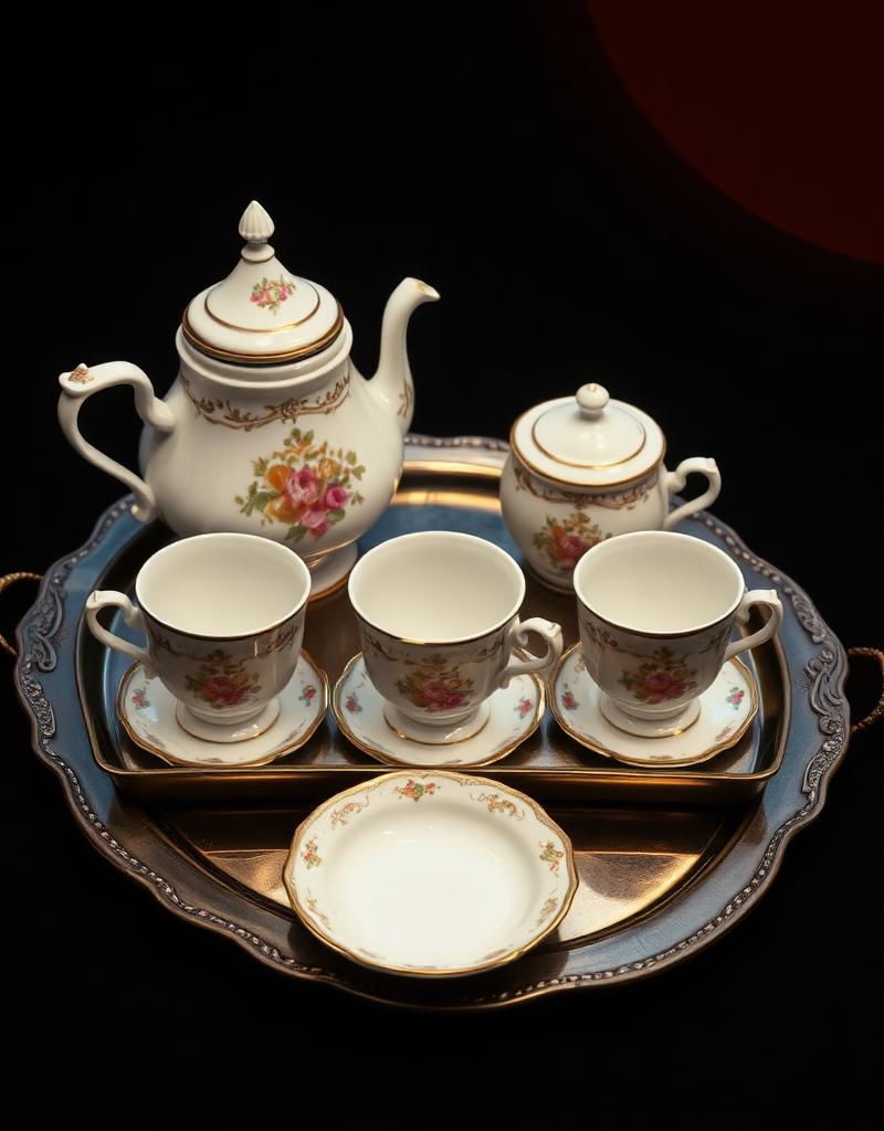 Tea Service, One Cup Missing